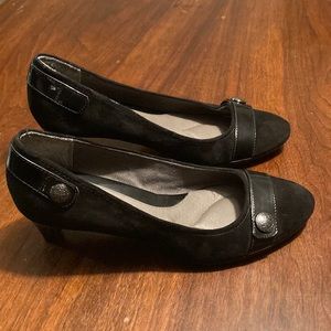 Eürosoft by Söfft Women’s Black Heels Leather Upper Size 10